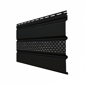 sofit_s_tsentralnoy_perforatsiey_grand_line_premium_acryl_305_mm_chernyy_3000_mm